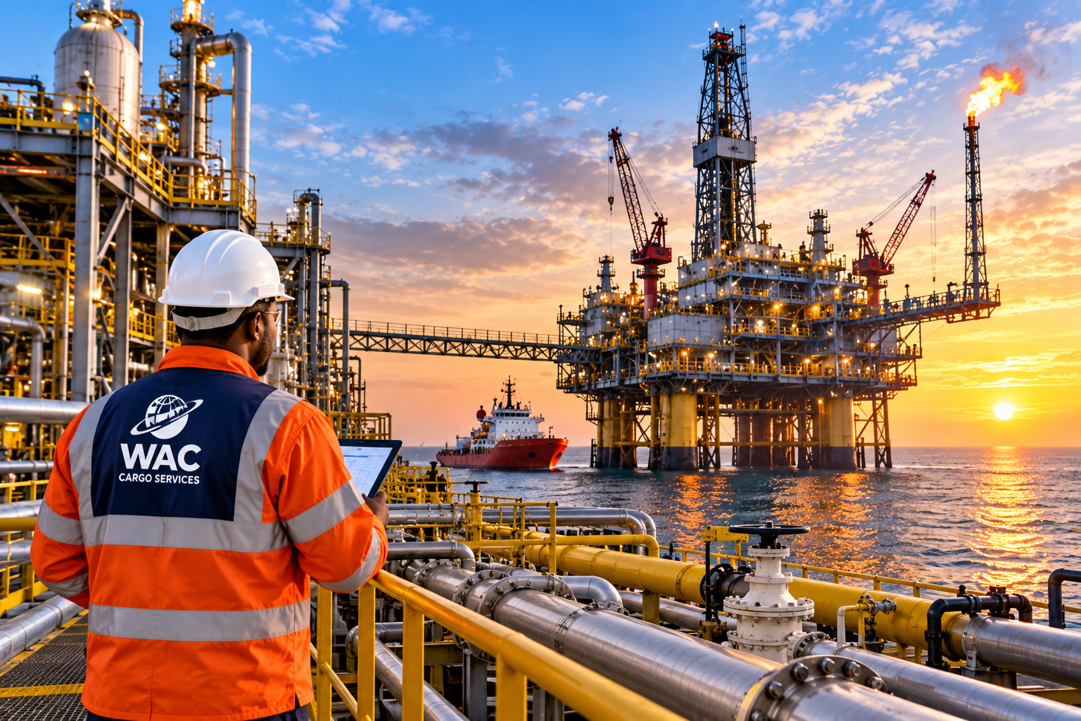 Oil & Gas industries by WAC Cargo Services
